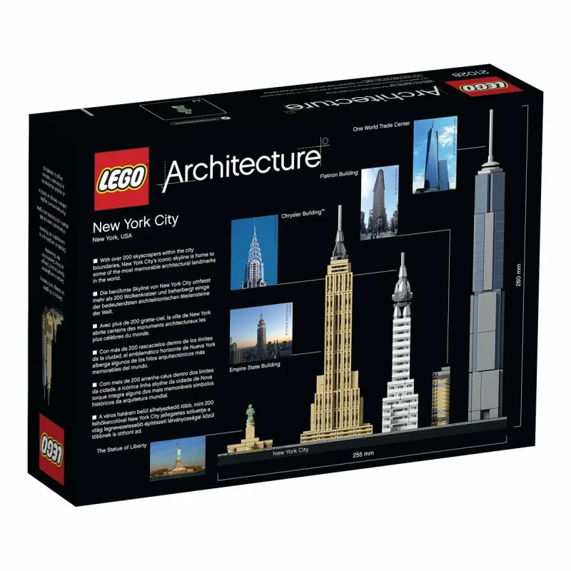 Строительный набор Lego Architecture 21028 New York Разноцветный 600 Предметы