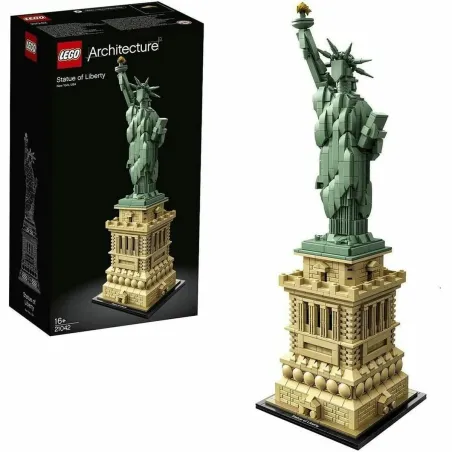 Konstruktsioon komplekt   Lego Architecture 21042 The Statue of Liberty         Mitmevärviline