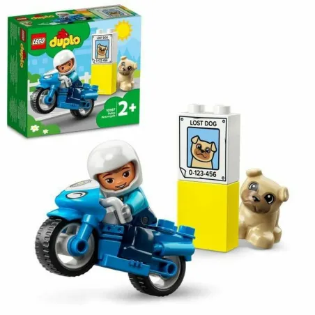 Konstruktsioon komplekt Lego 10967 DUPLO The Police Motorcycle Mitmevärviline