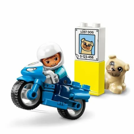 Konstruktsioon komplekt Lego 10967 DUPLO The Police Motorcycle Mitmevärviline