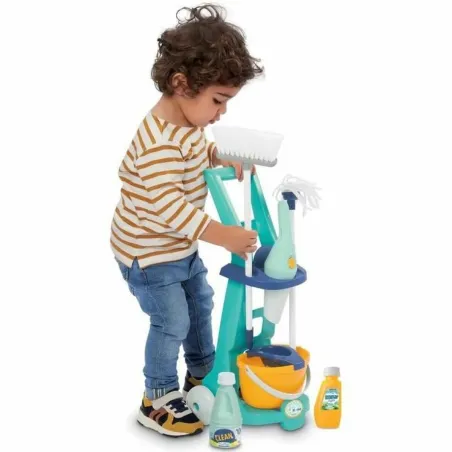 Puhastus- & hoiustamiskomplekt Ecoiffier Clean Home Mänguasjad 8 Tükid, osad