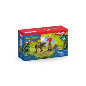 Divkāršs futrālis Atlético Madrid Zils Sarkans 21 x 8 x 6 cm