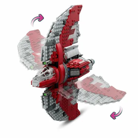 Celtniecības Komplekts Lego Star Wars 75362 Ahsoka Tano's T6 Jedi Shuttle Daudzkrāsains 599 Daudzums