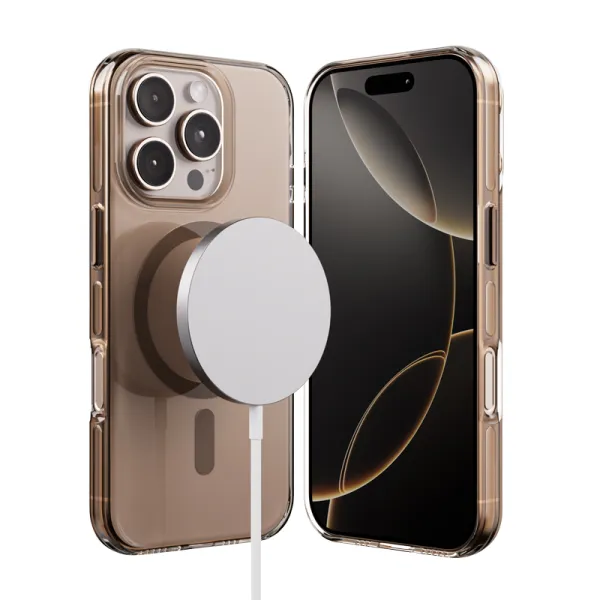 Crong Clear MAG Pro - iPhone 16 Pro Max MagSafe Case (Desert)