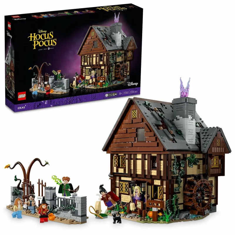 Rakennussetti Lego Disney Hocus Pocus - Sanderson Sisters' Cottage 21341 2316 Kappaletta