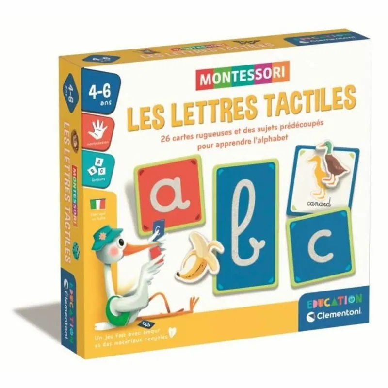 Hariv mäng kolm ühes Clementoni Les lettres tactiles (FR)