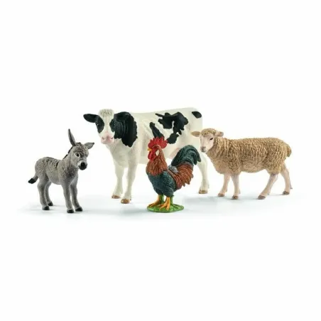 Set of Farm Animals Schleich 42385 Farm World PVC Plastic