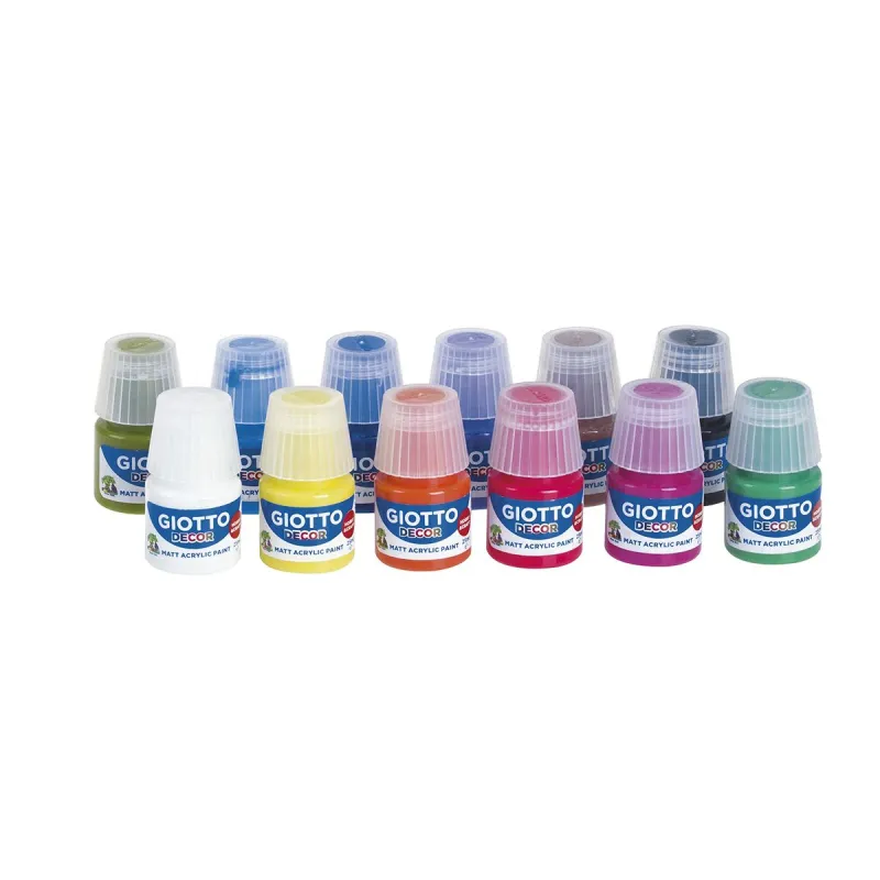 Краски Giotto Decor Разноцветный 12 Предметы 25 ml (12 штук)