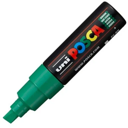 Merkkarikynä/huopakärkitussi POSCA PC-8K Vihreä (6 osaa)
