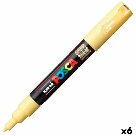 Marķieris POSCA PC-1M Dzeltens (6 gb.)