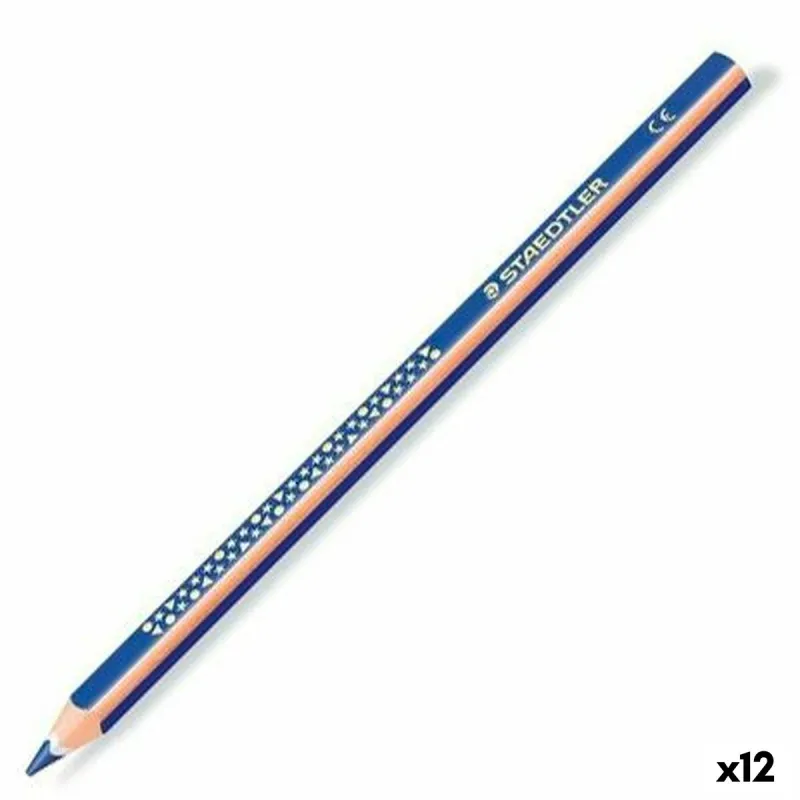 Zīmulis Staedtler Jumbo Noris Zils Koks (12 gb.)
