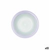 Deep Plate Quid Kaleido Green Purple Ceramic 21,5 cm (12 Units)