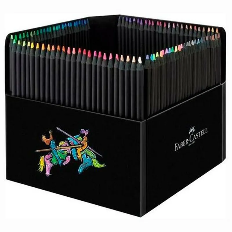 Värvilised pliiatsid Faber-Castell Black Edition Mitmevärviline (6 Ühikut)
