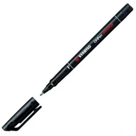 Постоянный маркер Stabilo OHPEN UNIVERSAL Чёрный 0,7 mm 10 Предметы (25 штук)