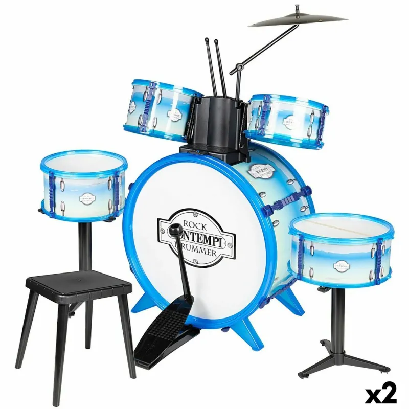 Rummut Bontempi Sininen Muovinen 85 x 68 x 65 cm (9 Kappaletta) (2 osaa)