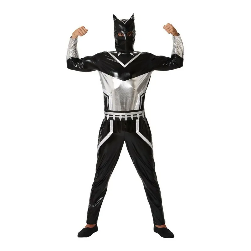 Maskeraadi kostüüm täiskasvanutele Black Panther Must Superkangelane