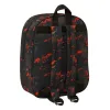 Skolas soma Batman Melns 22 x 27 x 10 cm 3D
