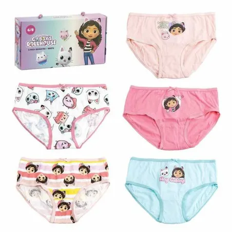 Mergaičių apatinių pakuotė Gabby's Dollhouse Spalvotas