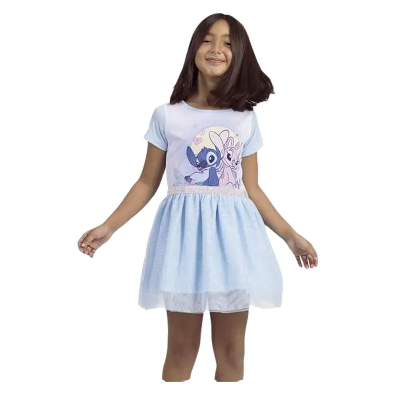 Suknelė Stitch Šviesiai mėlyna