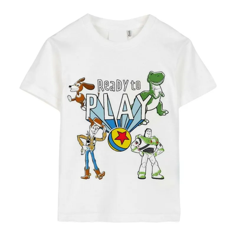 Laste Lühikeste varrukatega T-särk Toy Story Valge