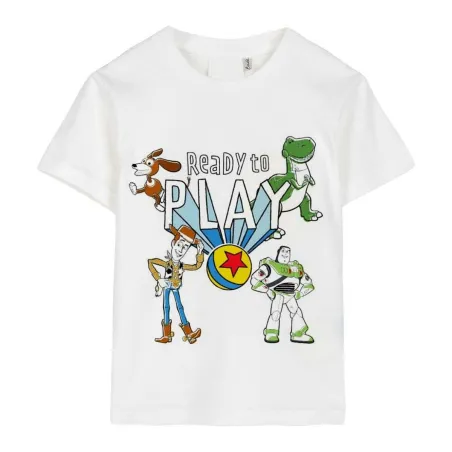 Laste Lühikeste varrukatega T-särk Toy Story Valge