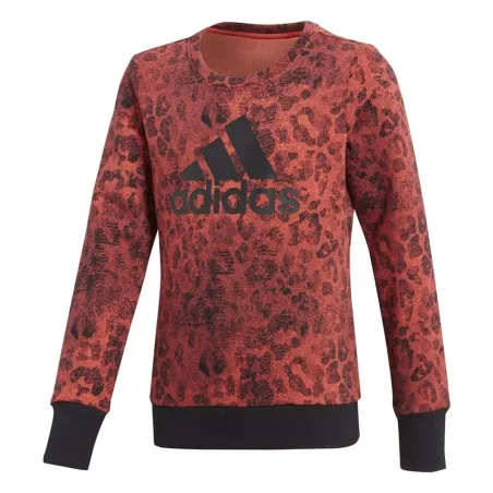 Džemperis Meitenēm Bez Kapuces Adidas YG Crew Sweat Laša krāsas