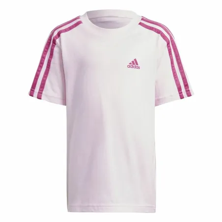 Laste Spordikostüüm Adidas 3 Stripes Roosa