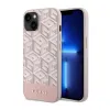 Guess GCube Stripes MagSafe - Case for iPhone 14 Plus (Pink)