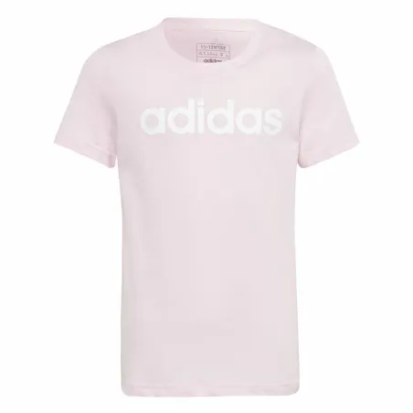 Детский Футболка с коротким рукавом Adidas G Lin T Розовый