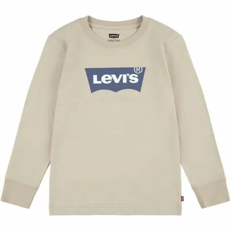 Футболка с длинным рукавом детская Levi's Lvb L/S Batwing Бежевый