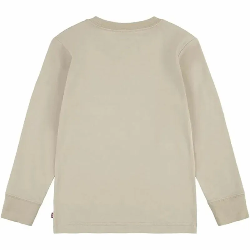 Футболка с длинным рукавом детская Levi's Lvb L/S Batwing Бежевый