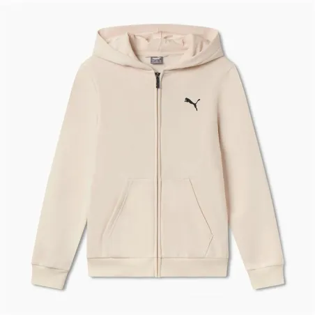 Takki Lasten Puma Essentials+ Graphic Hoodie Fz Beige