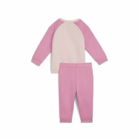 Children’s Tracksuit Puma Minicats Ess Raglan Jogger Fl Pink