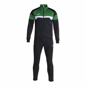 Children’s Tracksuit Joma Sport Danubio III Black Green 2 Pieces