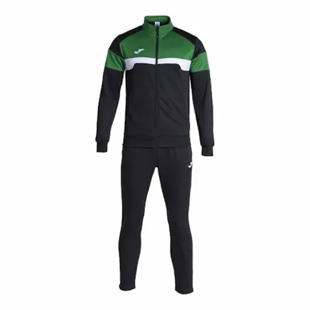 Детский спортивных костюм Joma Sport Danubio III Чёрный Зеленый 2 Предметы