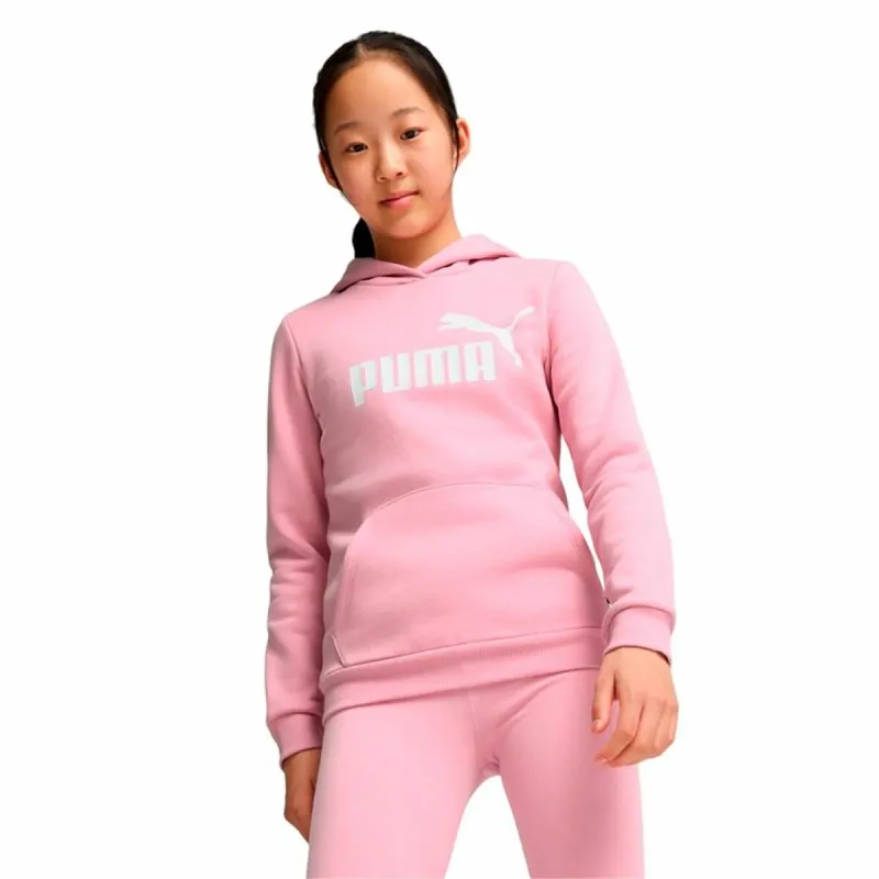 Kapuutsita dressipluus tüdrukutele Puma Ess Logo Fl G