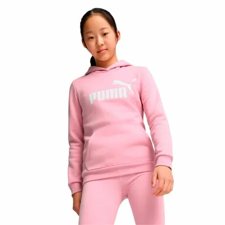 Kapuutsita dressipluus tüdrukutele Puma Ess Logo Fl G