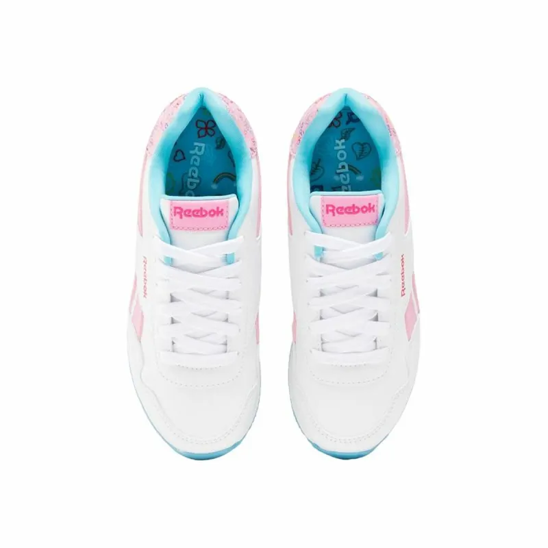 Детские спортивные кроссовки Reebok Royal Cl Jog 3.0 Белый Розовый