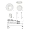Children's dish set Miffy Niebla (5 Pieces)