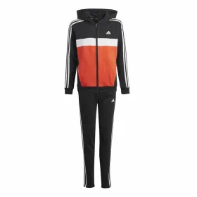 Women's Tracksuit Adidas Tiberio 3-Stripes Colorblock Fleece Black Red