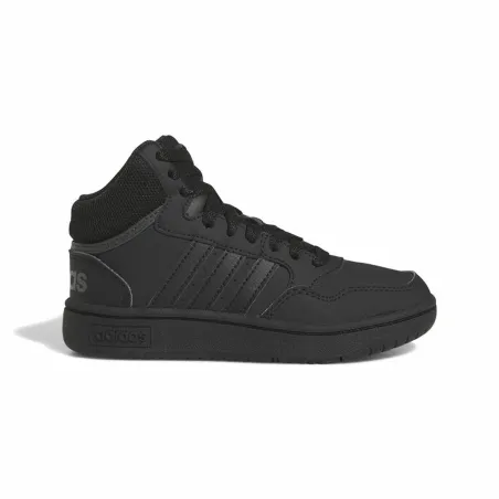 Lasten urheilukengät Adidas Hoops 3.0 Mid Musta