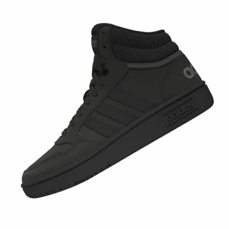 Lasten urheilukengät Adidas Hoops 3.0 Mid Musta