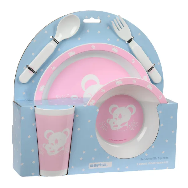 Children's dish set Safta Koala Polyester PVC