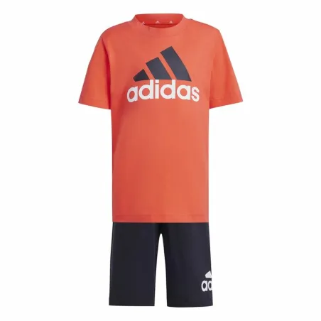 Vaikiška sportinė apranga Adidas Essentials Juoda Spalvotas Oranžinė