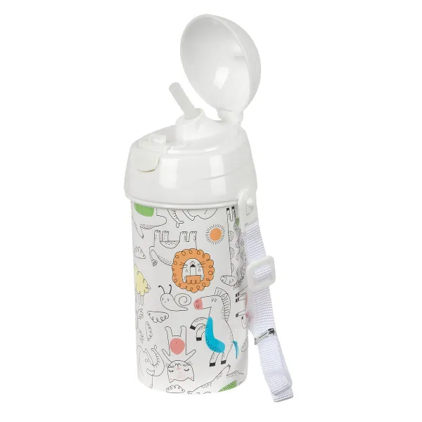 Ūdens pudele Safta Zoo Bēšs PVC 500 ml