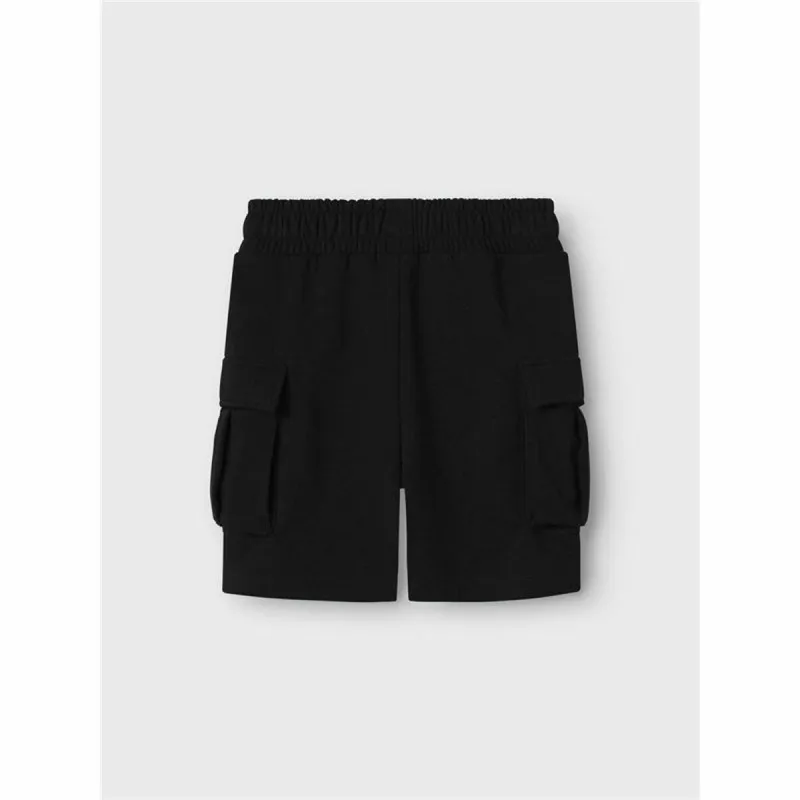 Короткие штаны Name It Nkmollie Cargo Unb Noos Чёрный Детский Мужской