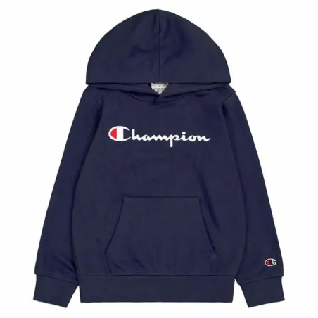 Lasten huppari Champion Hooded Sweat Sininen Laivastonsininen