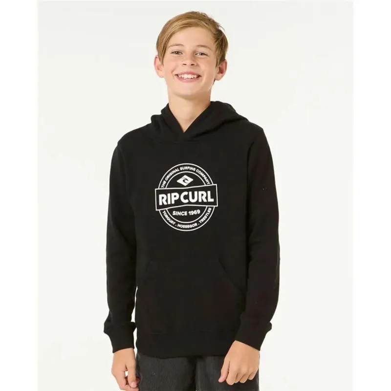 Uniseksinis džemperis su gobtuvu Rip Curl Stapler Hood Juoda
