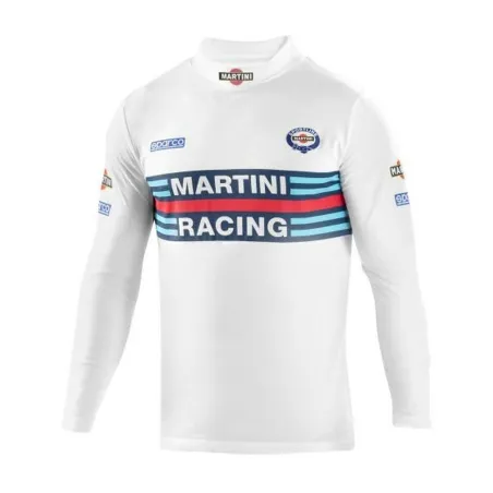 Футболка с длинным рукавом мужская Sparco Martini Racing Белый S