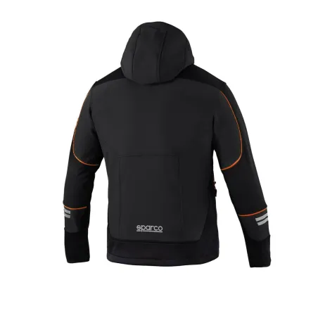 Спортивная ветровка Sparco TECH SOFT-SHELL Чёрный Оранжевый L